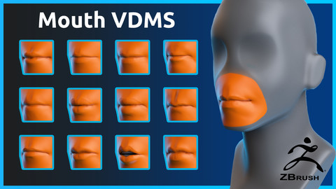 Zbrush - Mouth - VDM Brushes