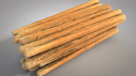 Bread stick 3D Model