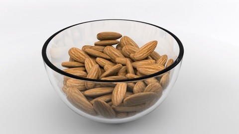 Almond 3D Model