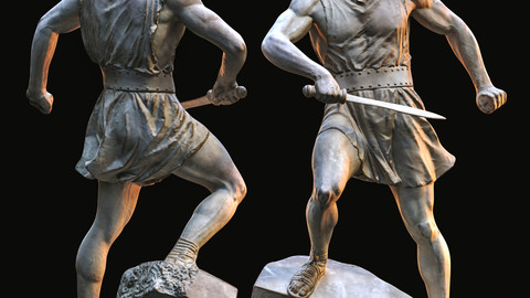 Spartacus / Sculpture / 3D model