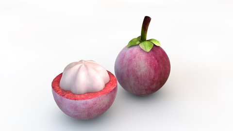 Mangosteen 3D Model