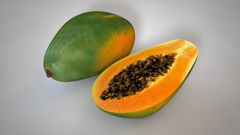 Papaya 3D Model
