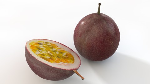 Passion fruit 3D Model