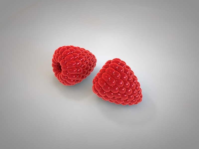 Raspberry 3d model