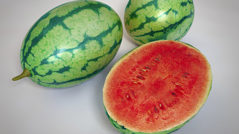 Watermelon 3D Model
