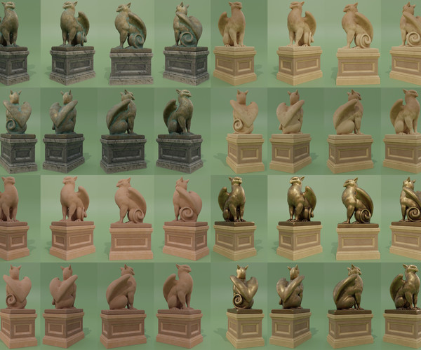 ArtStation Sculptures Pack Game Assets