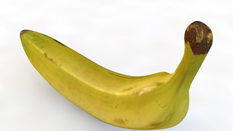 Plantain yellow 3D Model