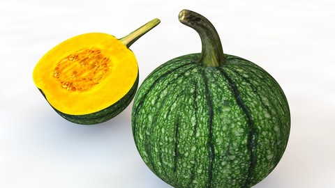Pumpkin green 3D Model