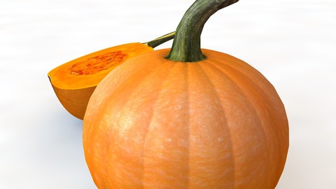 Pumpkin orange 3D Model