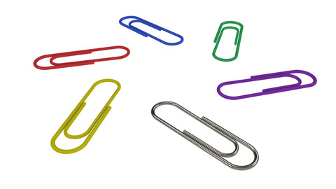 Paper clips 3D Model