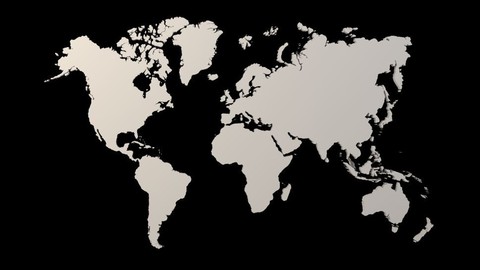 Extrude earth map 3D Model