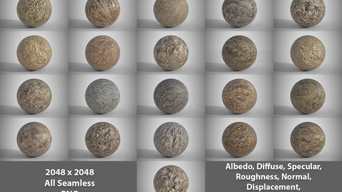 Pack of 21 Village Hay and Straw PBR Volume 2