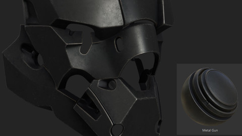 Gun Metal Weathered Smart Material