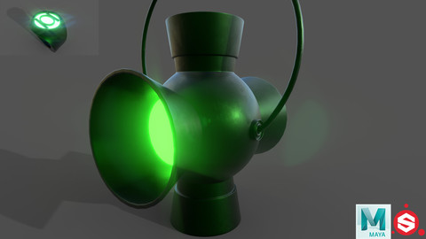 Green Lantern - Power Battery & Ring.