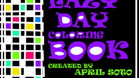 LAZY DAY COLORING BOOK #1