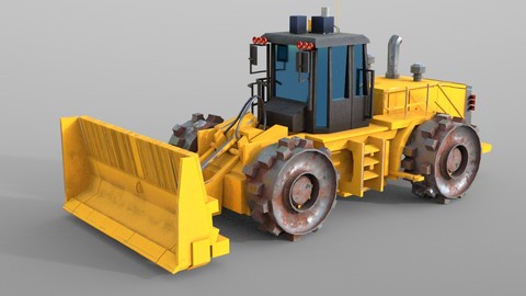 Land compactor 3D Model