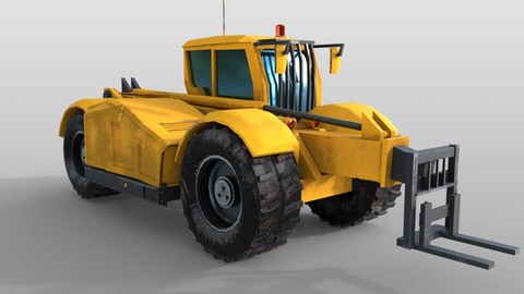 Telehandler 3D Model