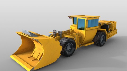 Underground mining haul 3D Model