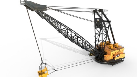 Draglines 8200 3D Model