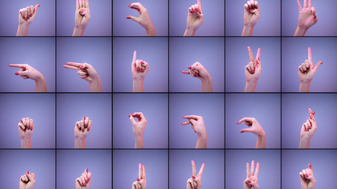 American Sign Language Alphabet and Numbers