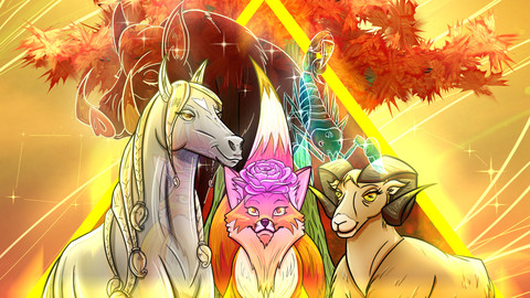 Personalised Animated Horoscope Illustration