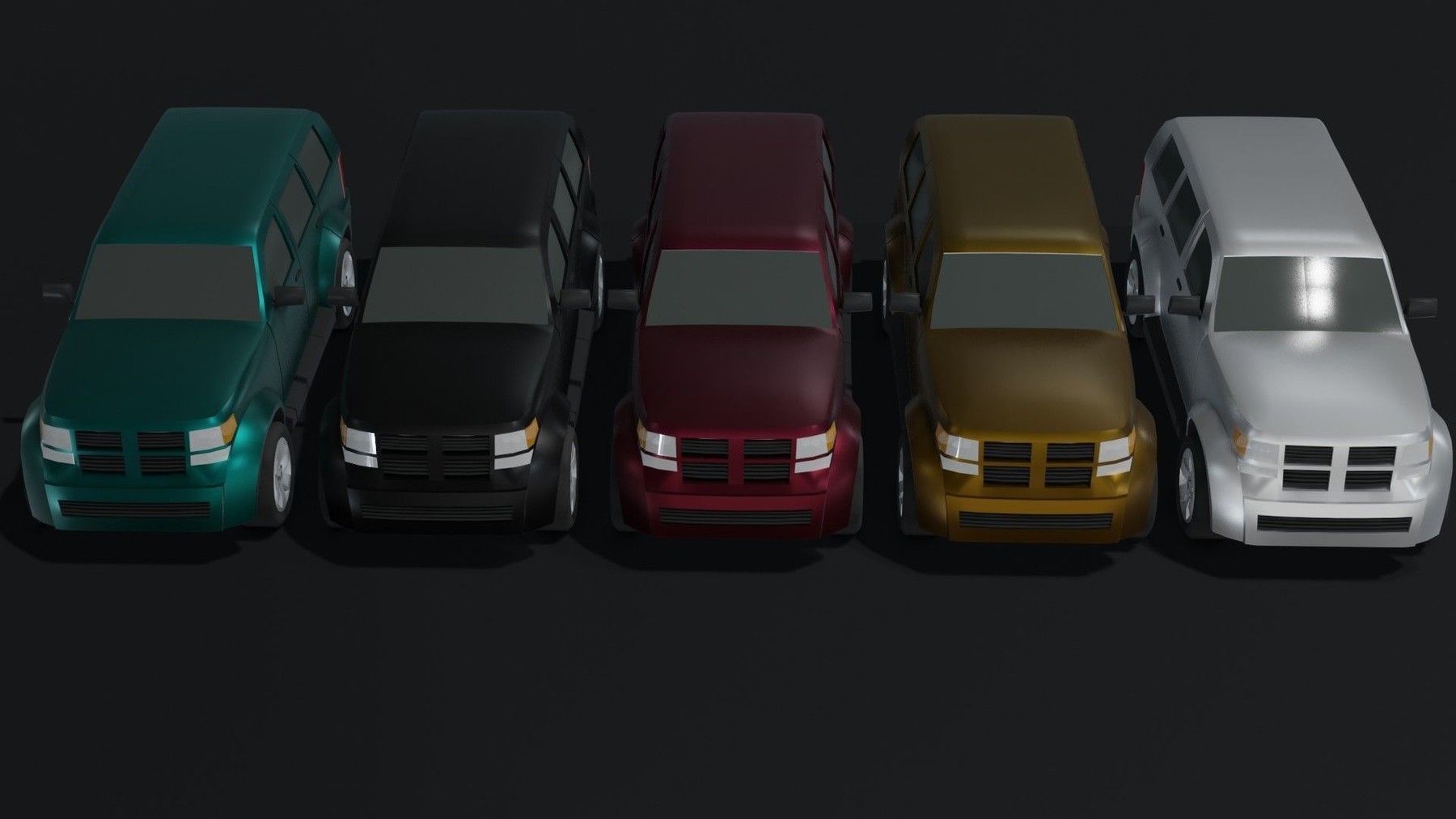 ArtStation - Off-Road Car Generic Lowpoly 3D Model | Game Assets