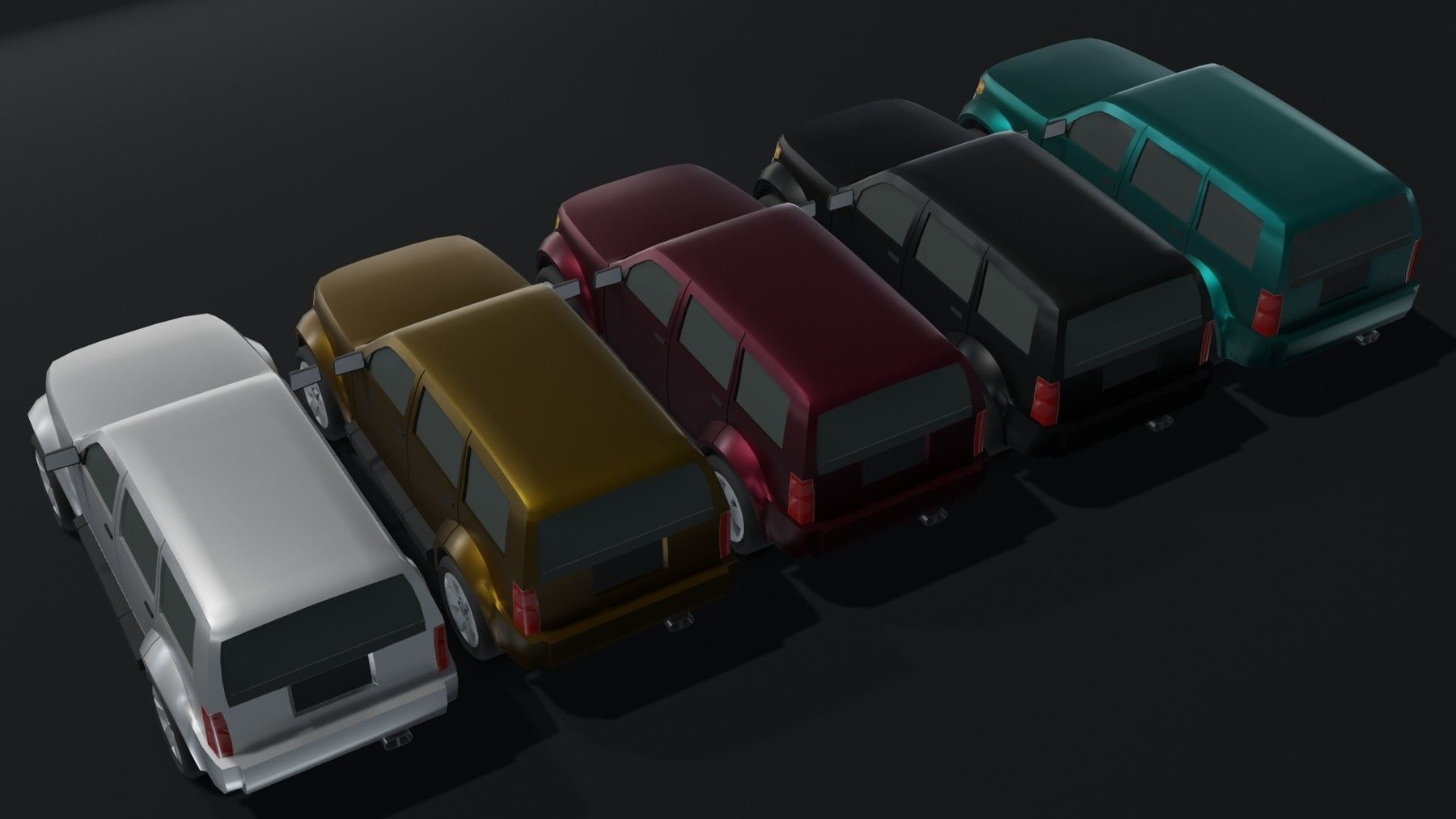 ArtStation - Off-Road Car Generic Lowpoly 3D Model | Game Assets