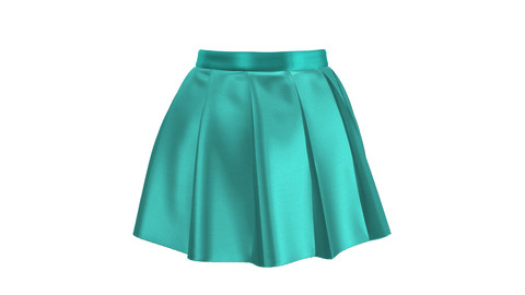 pleated skirt