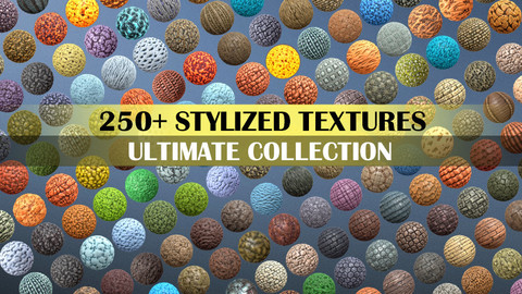 Hand Painted Texture Mega Bundle 250+