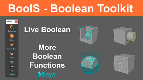 BoolS - Boolean Toolkit for Maya