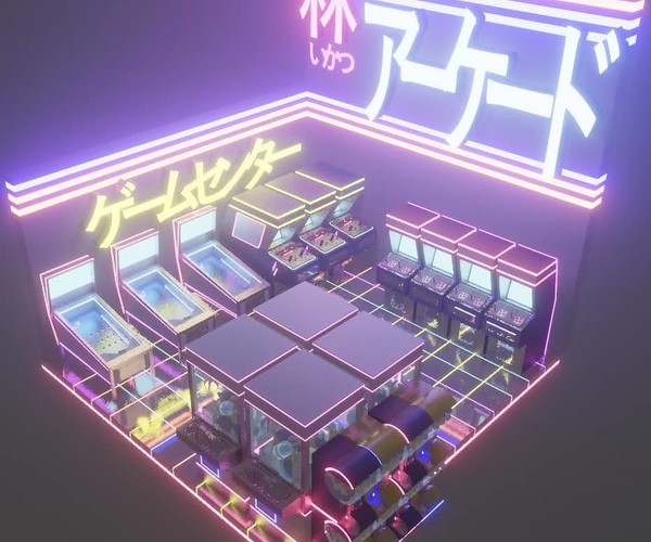ArtStation - Arcade Blender 3D | Resources