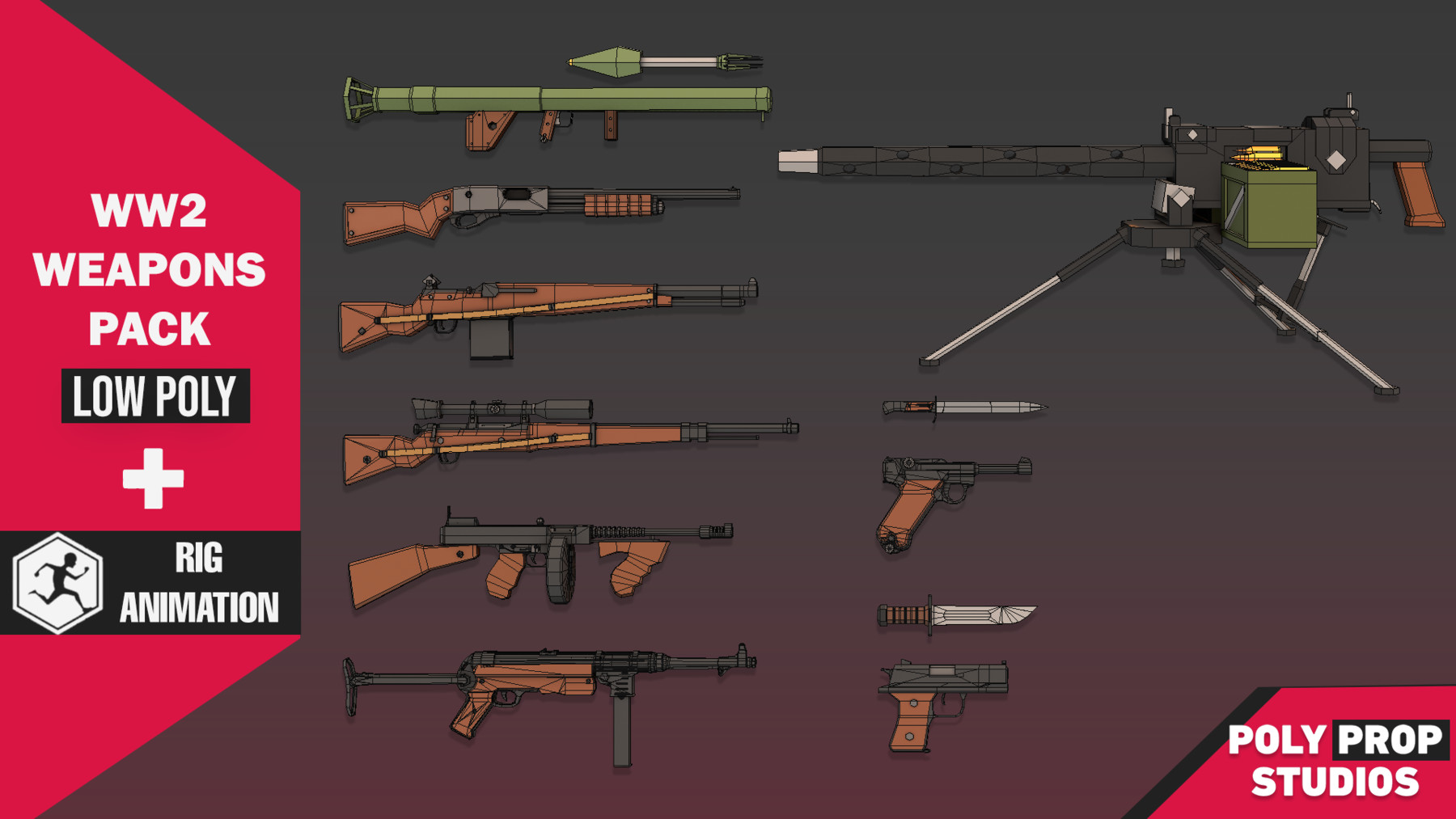 ArtStation - WW2 Weapons Pack