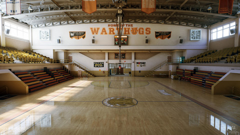 UE4 High School Basketball Gym - (Day/Night/Afternoon/Midnight Lighting)