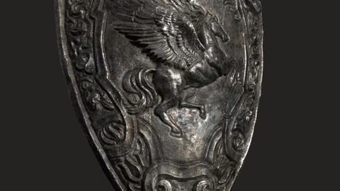 Medieval Shield ( Low-poly 3D model)