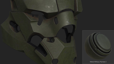 Military Painted Metal Smart Material