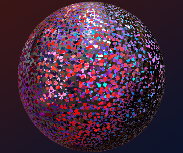 ArtStation Procedural Glitter Material Game Assets