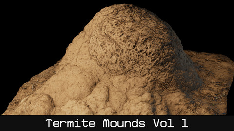 [UE4/Unity/FBX] Termite Mounds