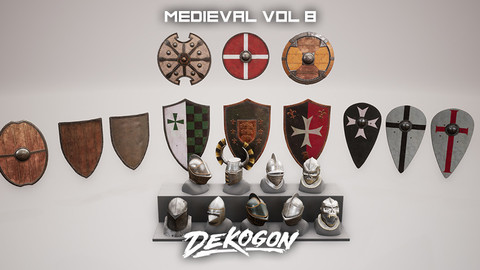 Medieval - VOL 8 - Shields and Helmets