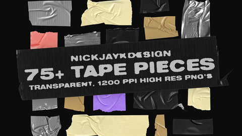 Tape Pieces - 75+ Transparent PNGs