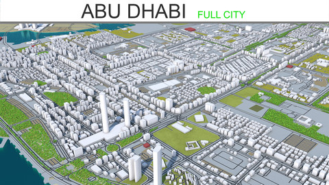 Abu Dhabi City 3D Model