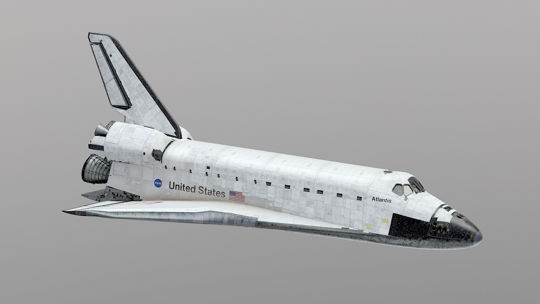 nasa space shuttle model