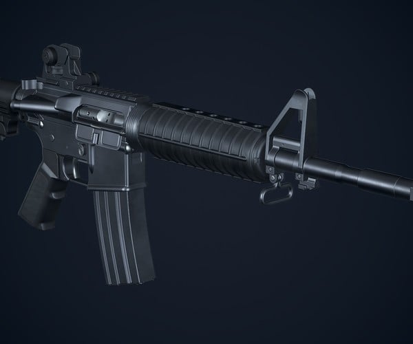 ArtStation - M4A1 Stock Modular | Resources