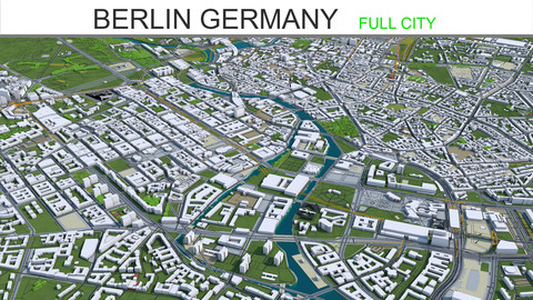 Berlin City Germany 3D Model