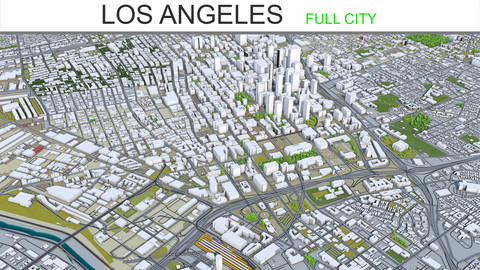 Los Angeles City 3D Model