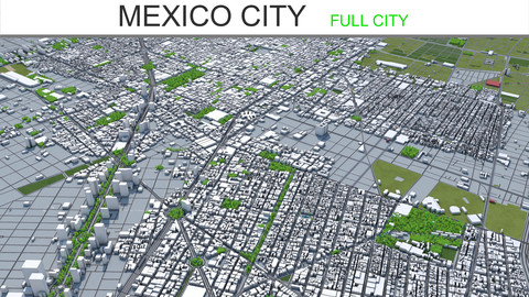 Mexico City 3D Model