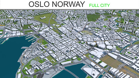Oslo City Norway 3D Model