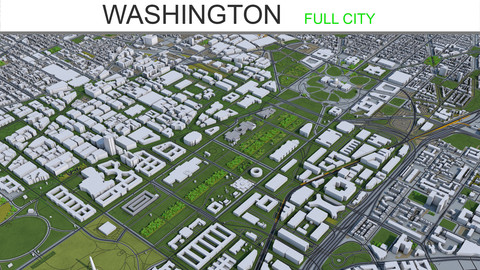 Washington DC 3D Model