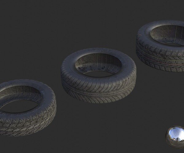 ArtStation Car Tires Assets Game Assets
