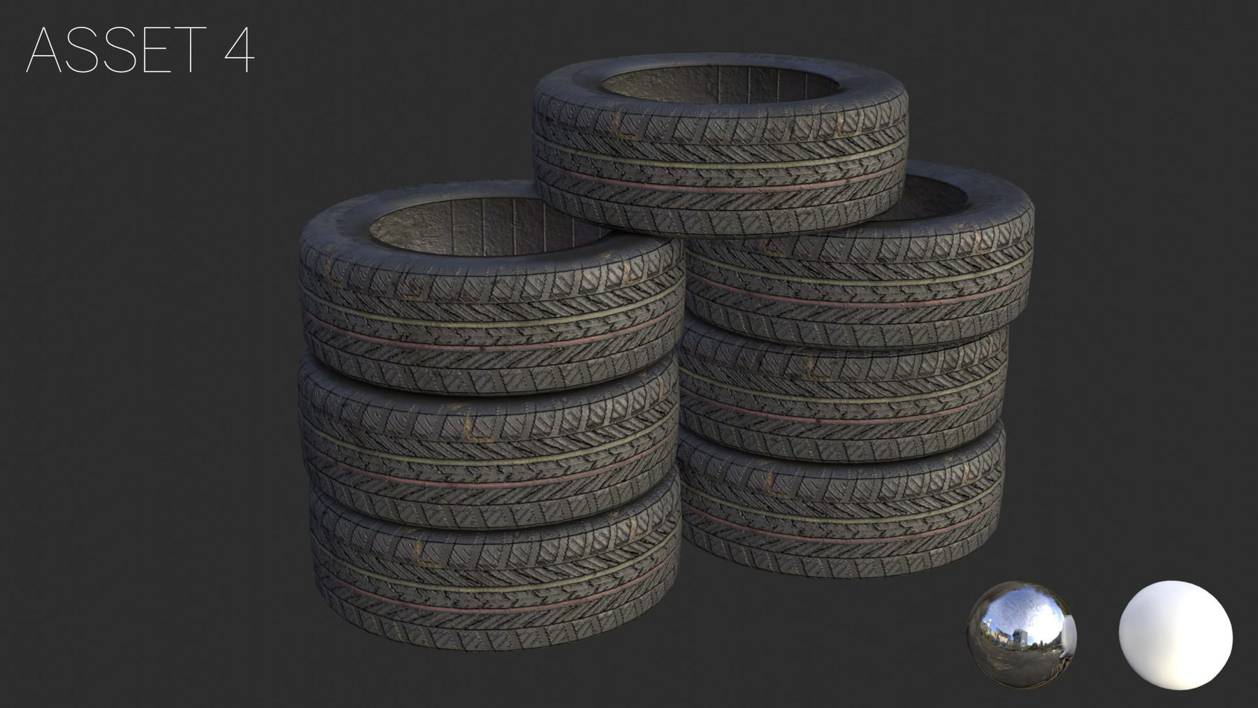 ArtStation Car Tires Assets Game Assets