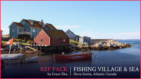 Fishing Village and Sea - Ref Pack